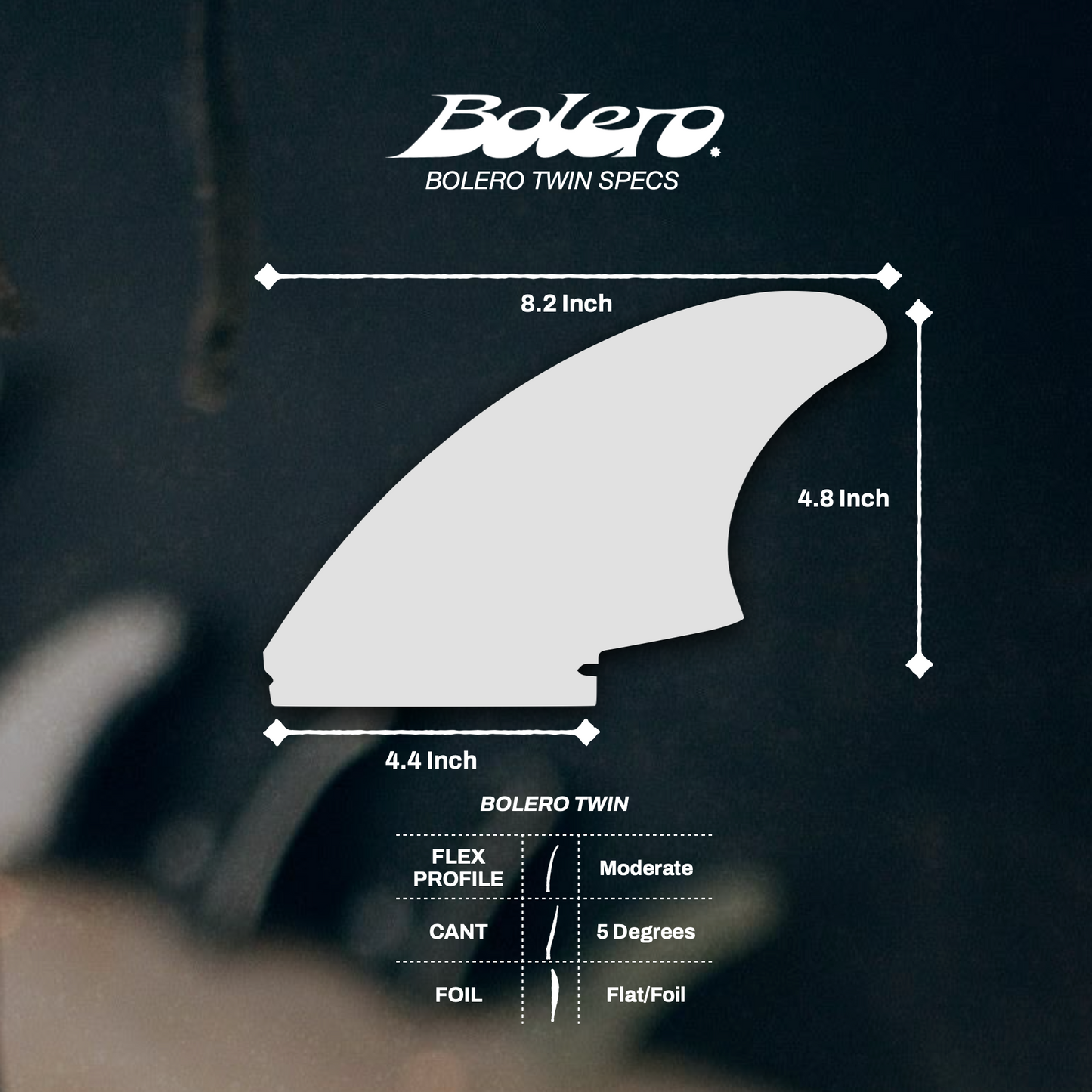 BOLERO KEEL TWIN FINS
